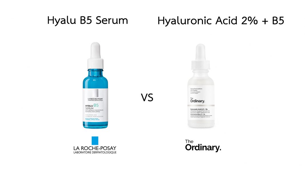 [รีวิว] ระหว่าง La Roche Posay Hyalu B5 Serum กับ The Ordinary Hyaluronic Acid 2% + B5 ควรเลือกใช้ผลิตภัณฑ์ตัวไหนดี cover